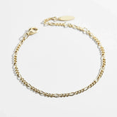 Figaro 18K Gold Bracelet - Gold