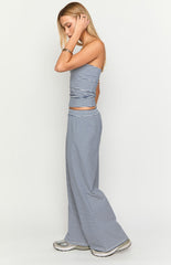 Flo Navy Stripe Wide Leg Pants