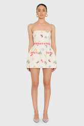 Strapless Bethany Romper in Boardwalk