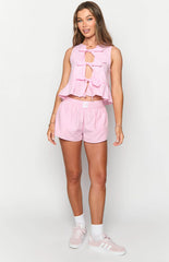 Baxter Pink Gingham Top