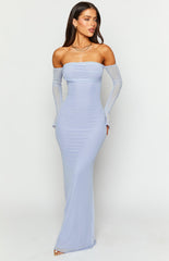 Odette Lilac Long Sleeve Formal Maxi Dress
