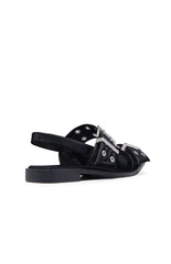 Therapy Matilda Black Patent Pointed Flats